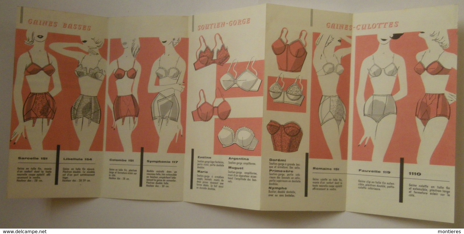 Catalogue Soutien-gorge Gaine Basse Gaine Montante Gaine Culotte EXTASE Vers 1960 Lingerie De Luxe - Sous-vêtement - Textile & Vestimentaire