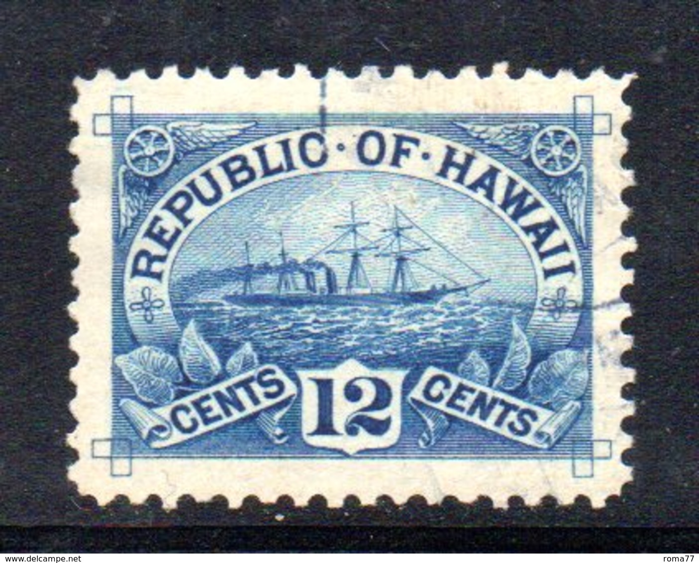 APR1320 - HAWAII 1894 , Yvert N. 67  Usato  (2380A) - Hawaii