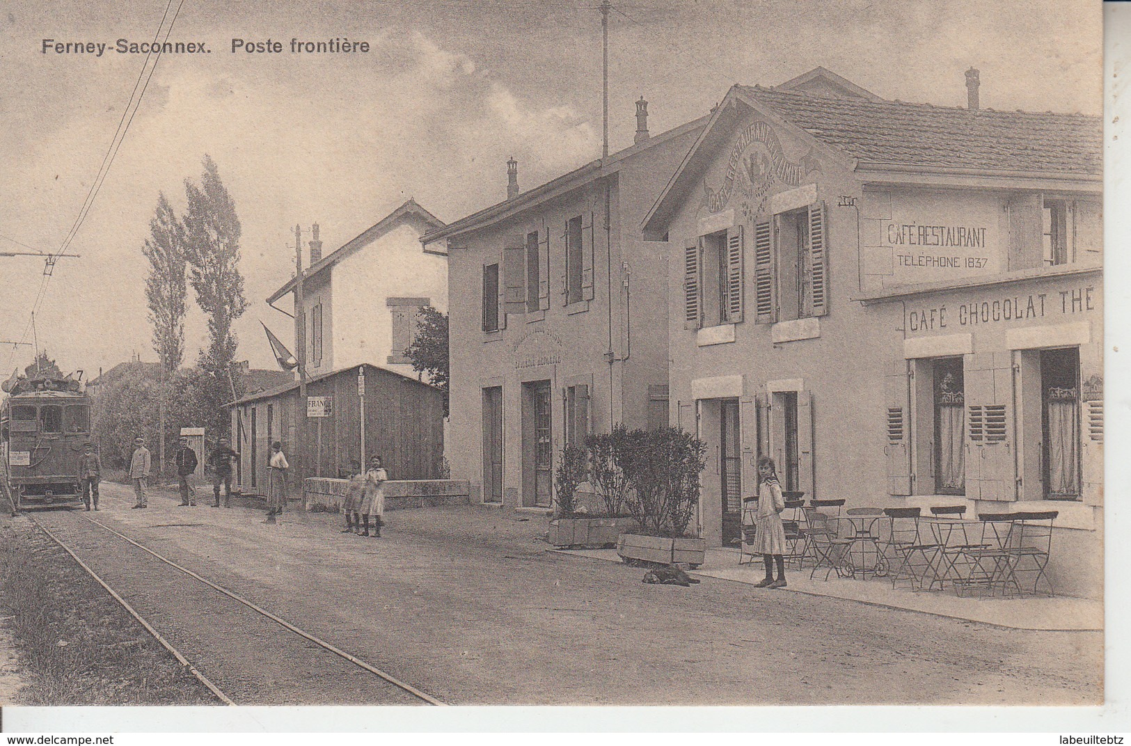 FERNEY - SACONNEX - Poste Frontière - Train Hôtel De La Limite ( Suisse Genève ) PRIX FIXE - Ferney-Voltaire