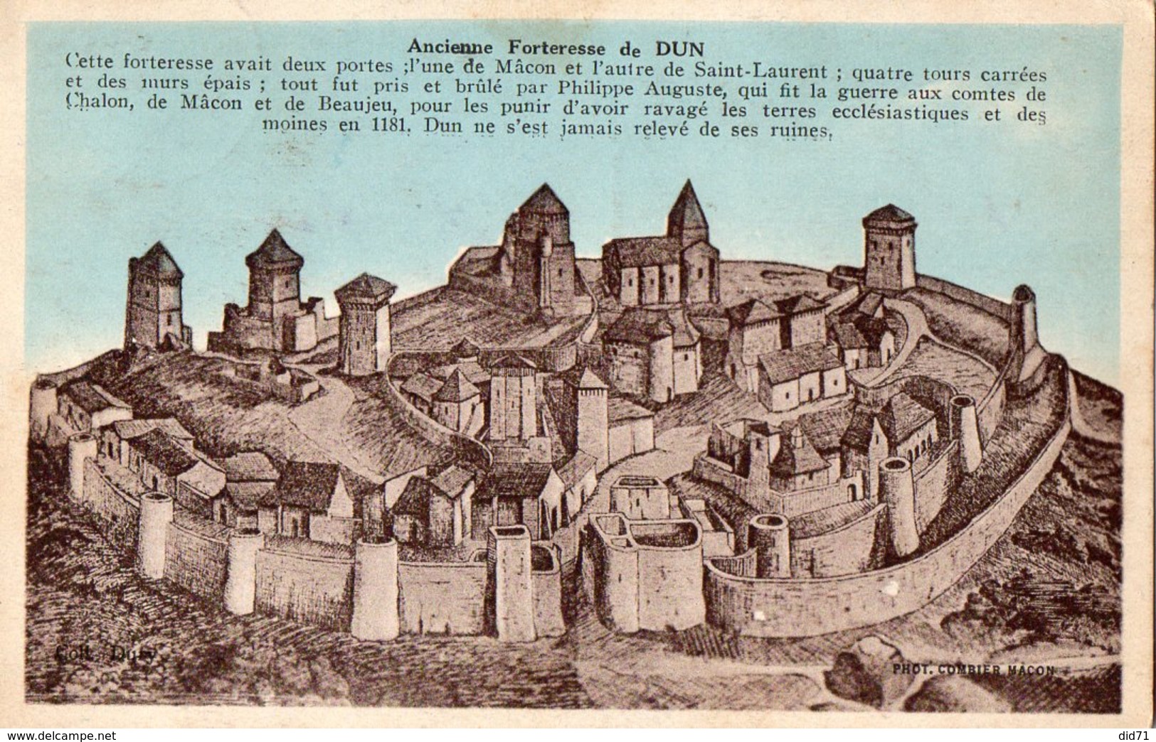 Ancienne Forteresse De Dun - Autres & Non Classés