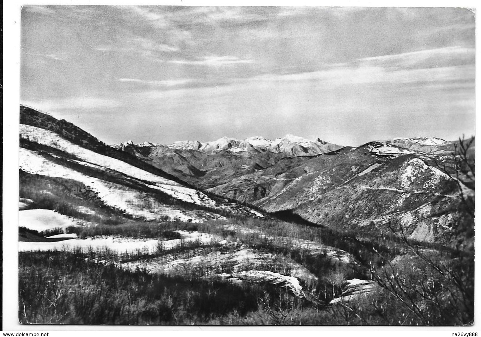 San Pellegrino In Alpe (Lucca). Panorama Delle Apuane Viste Dall'Albergo Lunardi. - Lucca