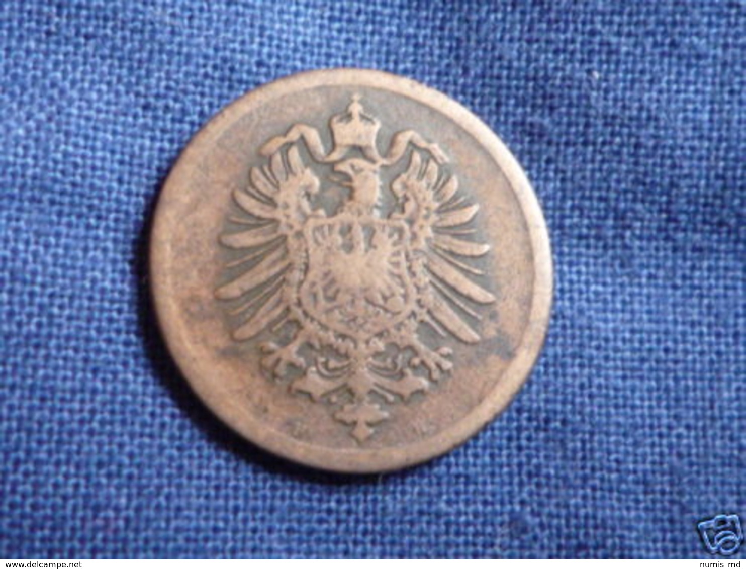 *** (J001) 1 Pfennig 1874 H *SS* DEUTSCHLAND Deutsches Reich - 1 Pfennig
