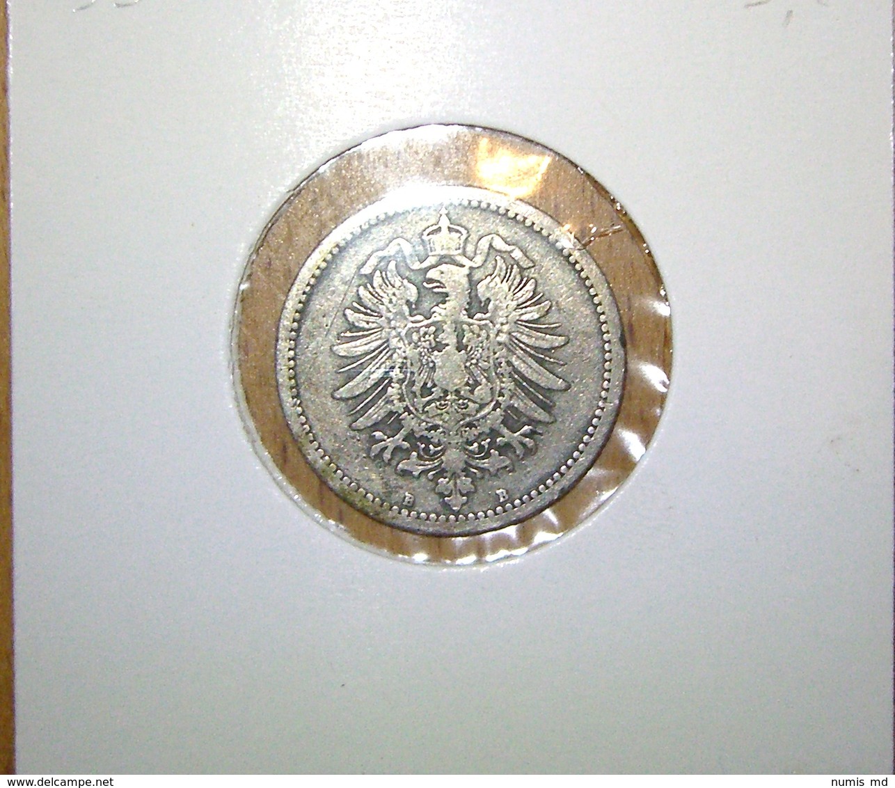 *** (J007) 50 Pfennig 1877 B *SS* (SILBER - ARGENT - SILVER) DEUTSCHLAND Deutsches Reich - 50 Pfennig