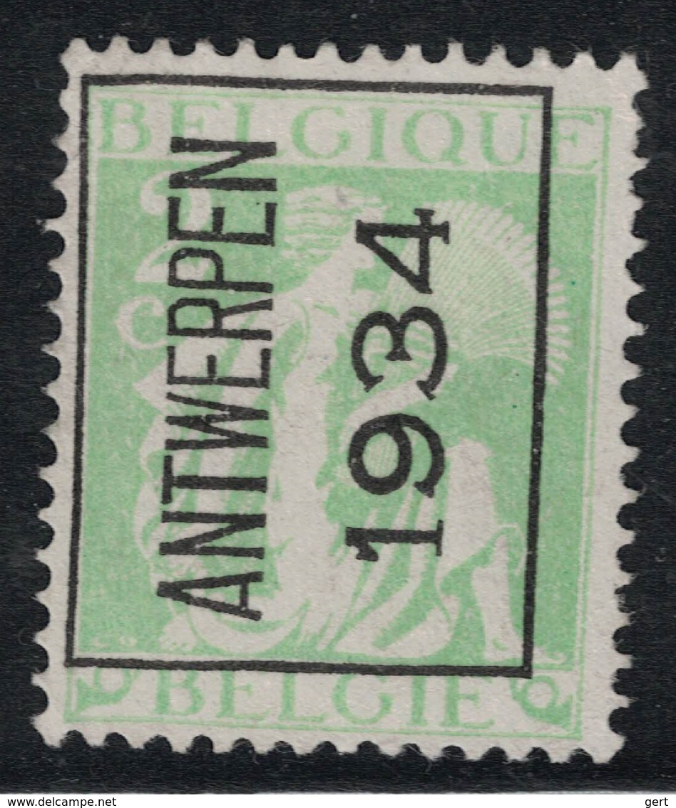 2c N° Preo 275A Antwerpen 1934 - Typos 1932-36 (Cérès Et Mercure)