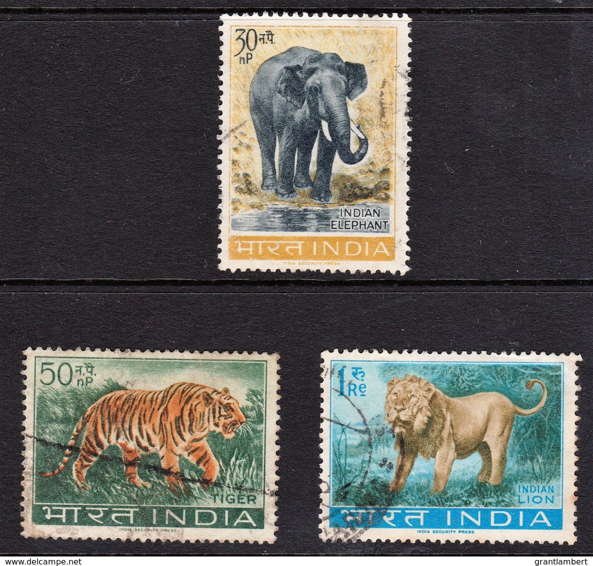 India 1963 Wild Life Preservation Higher Values Used - SG 474 - 476 - Used Stamps