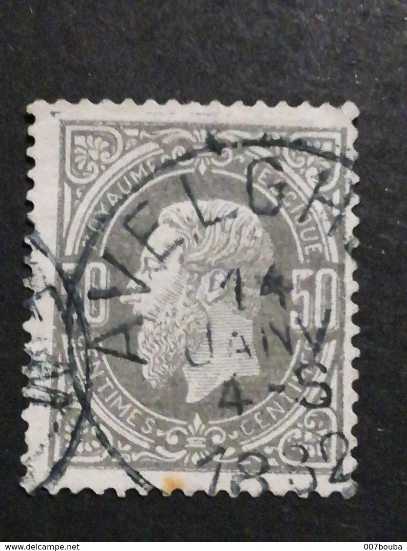 COB N ° 35 Oblitération Avelghem 1882 - 1869-1883 Léopold II