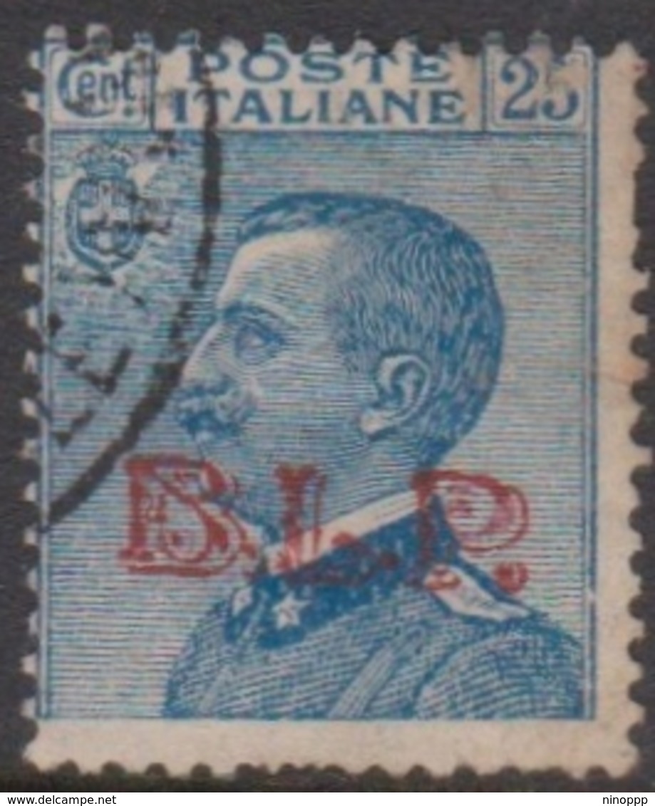 Italy BLP 12 1923  King Victor Emmanuel, Overprinted BLP, 25c Blue, Used - Used