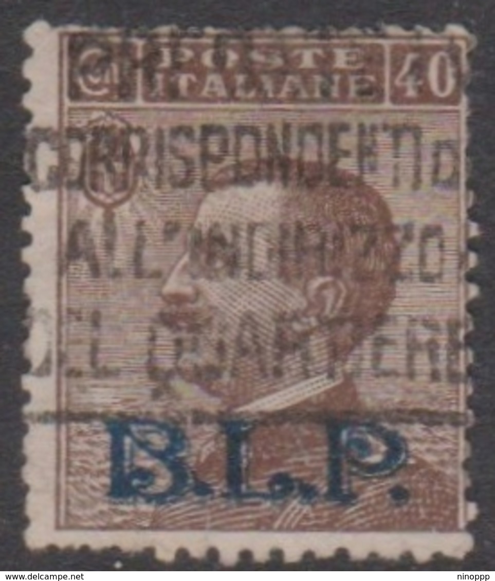 Italy BLP 13 1923 King Victor Emmanuel, Overprinted BLP, 40c Brown, Used - Used