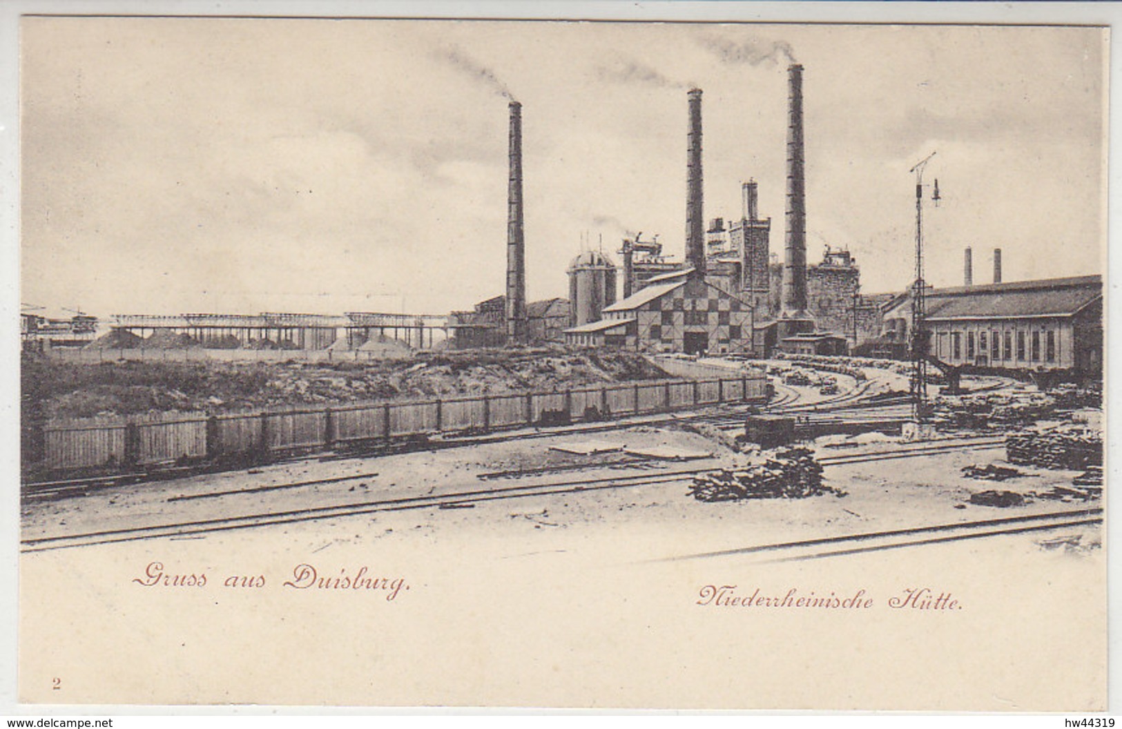 Gruss Aus Duisburg - Niederrheinische Hütte - Um 1900 - Duisburg