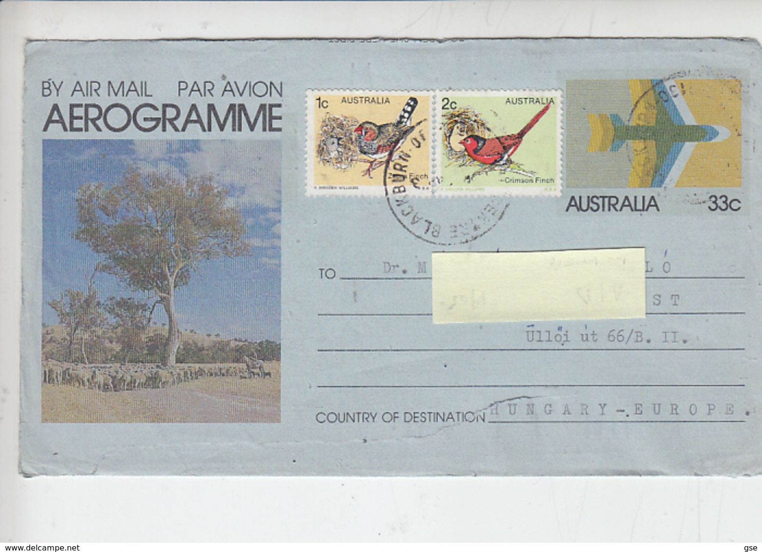 AUSTRALIA - Uccelli - Aerogrammi