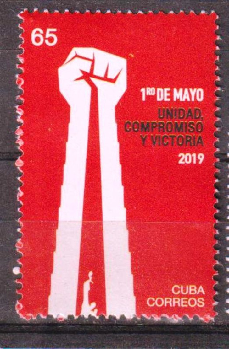 Cuba 2019 May 1st International Worker's Day 1v MNH - Nuevos