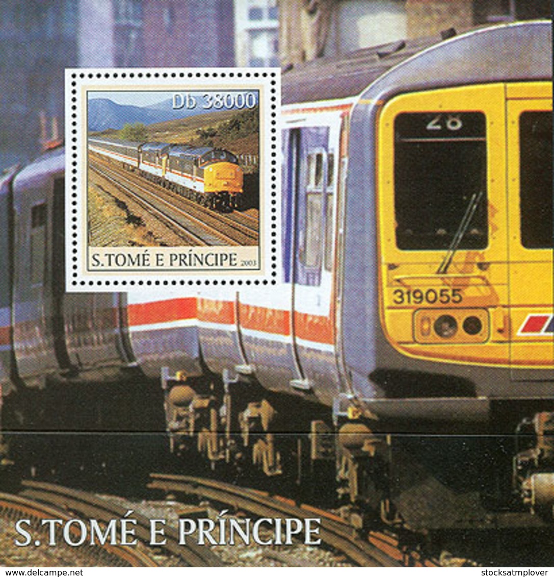 Sao Tome  2003 Trains - Sao Tome And Principe