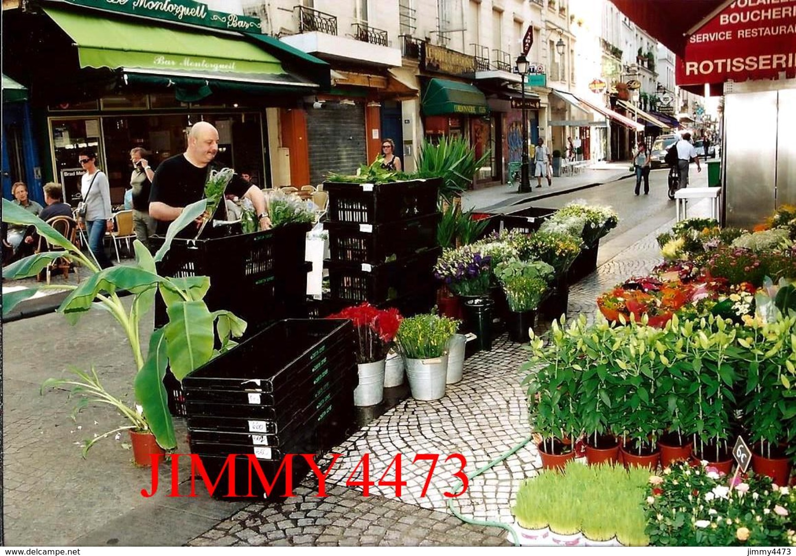 CPM - Arrivée Des Fleurs Fraîches Chez "Anaïs" Fleuriste Rue Montorgueil - PARIS 75 Seine - Photo P. TOUCHARD - Negozi