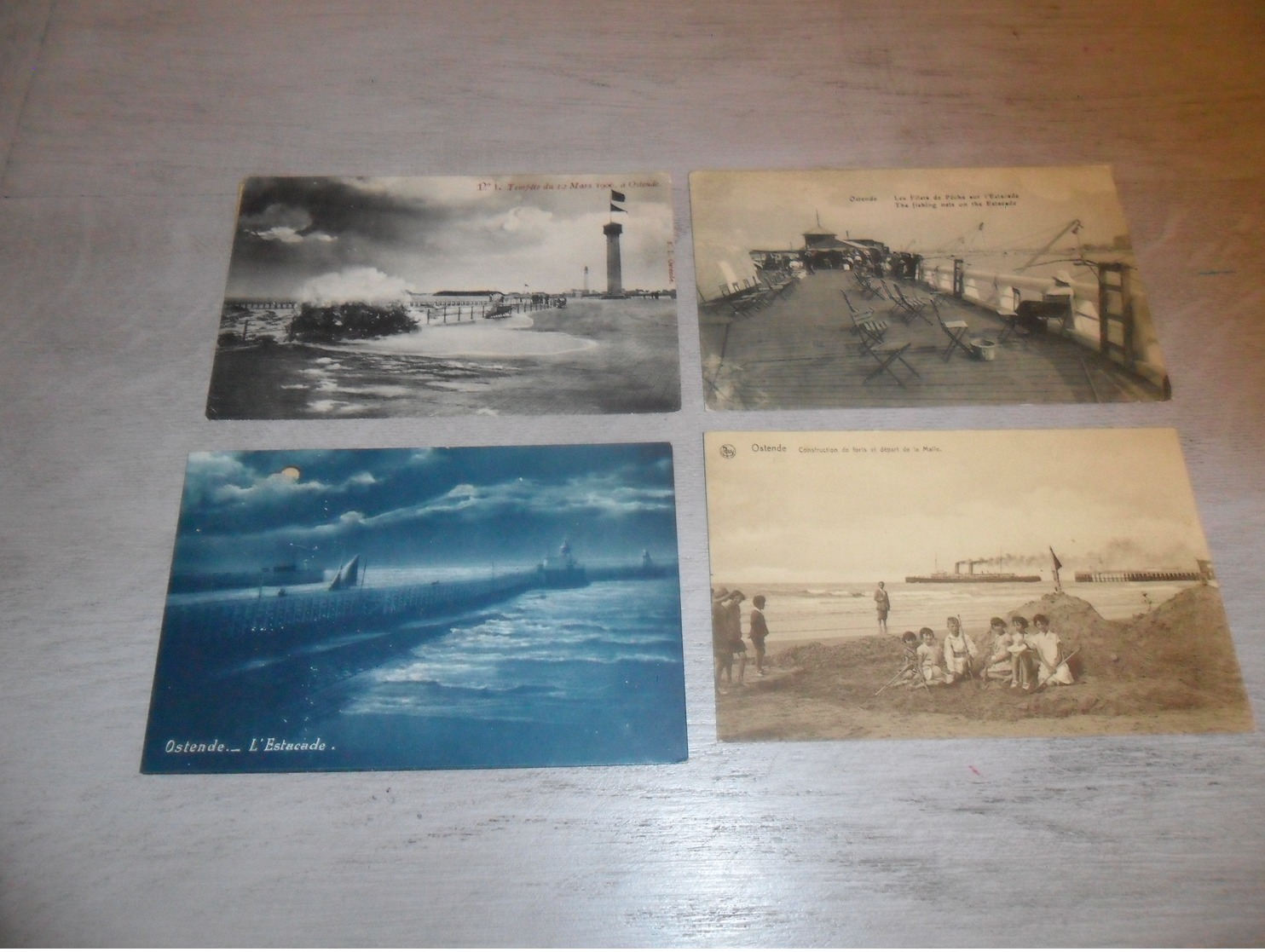 Beau Lot De 60 Cartes Postales De Belgique  Ostende  Mooi Lot Van 60 Postkaarten Van Oostende - 60 Scans - 5 - 99 Cartes