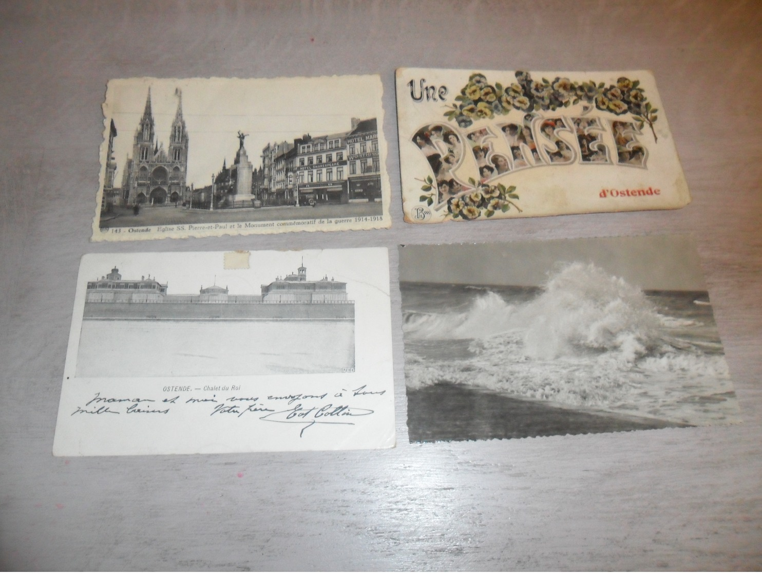 Beau lot de 60 cartes postales de Belgique  Ostende  Mooi lot van 60 postkaarten van Oostende - 60 scans