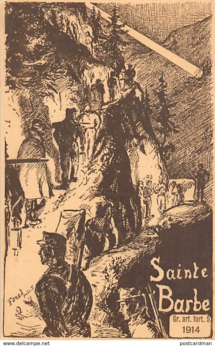 Armée - SAINTE BARBE Gr. Art. Fort 5 - Année 1914. - Sonstige & Ohne Zuordnung