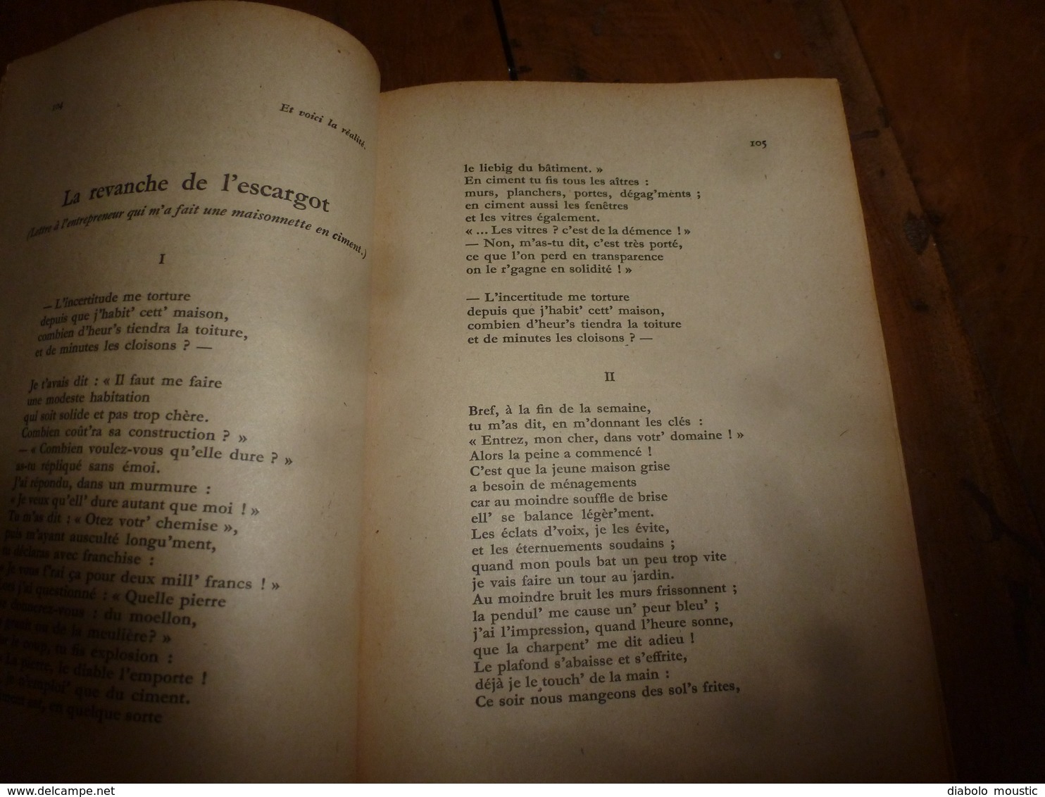 1945 LE MEUNIER EN SMOKING : Poèmes d'un chansonnier  (Jean Rieux)