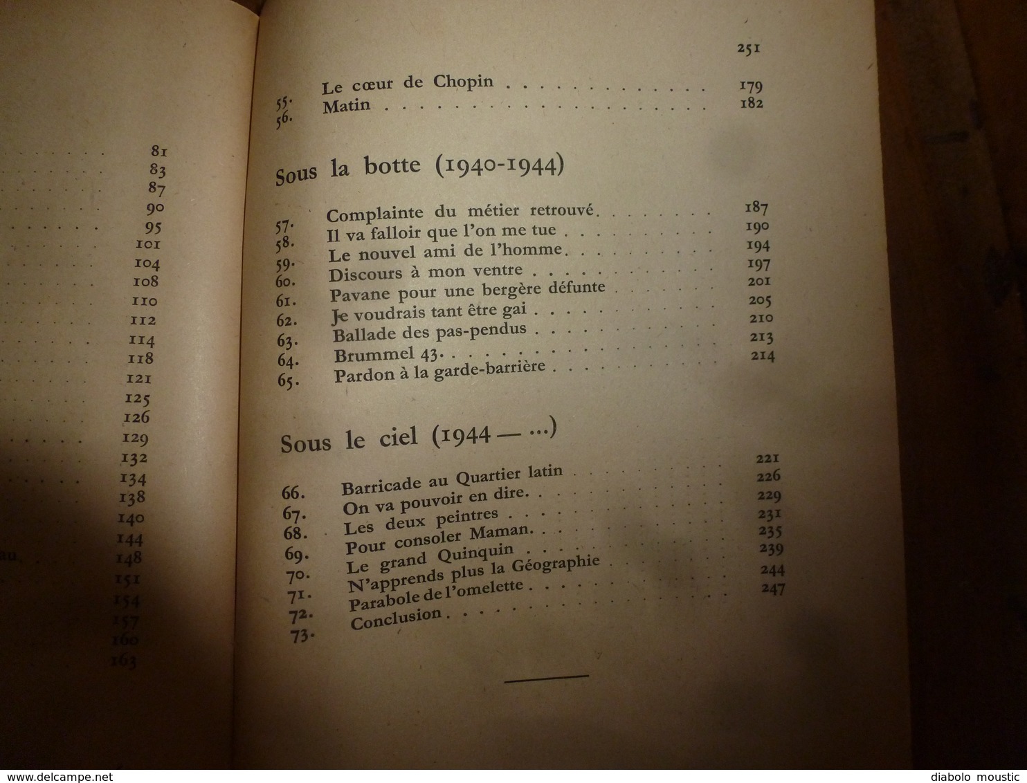 1945 LE MEUNIER EN SMOKING : Poèmes d'un chansonnier  (Jean Rieux)