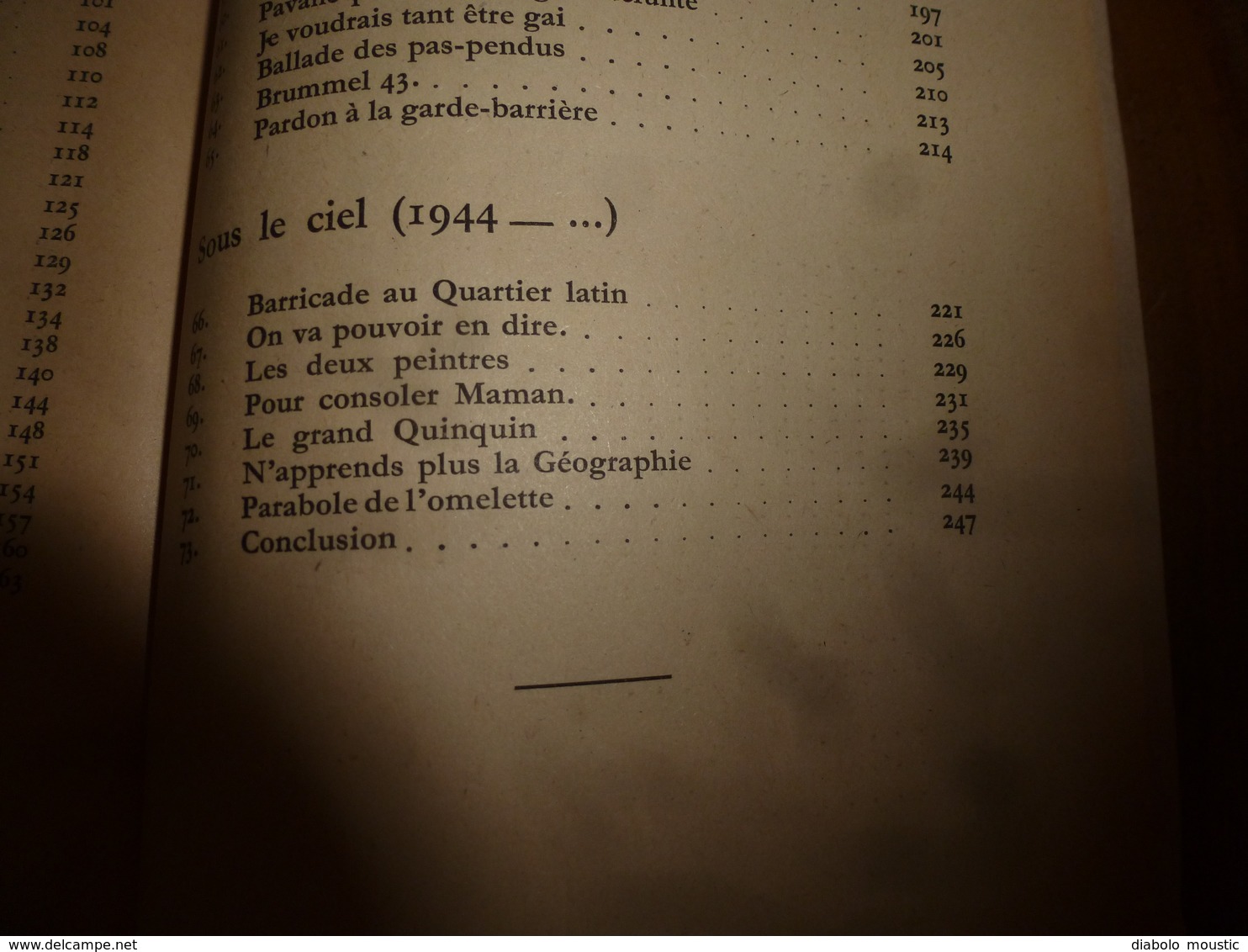 1945 LE MEUNIER EN SMOKING : Poèmes d'un chansonnier  (Jean Rieux)