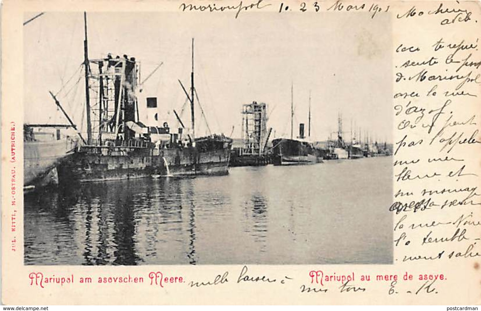 Ukraine - MARIUPOL - Ships In The Harbour On The Azov Sea. - Ukraine