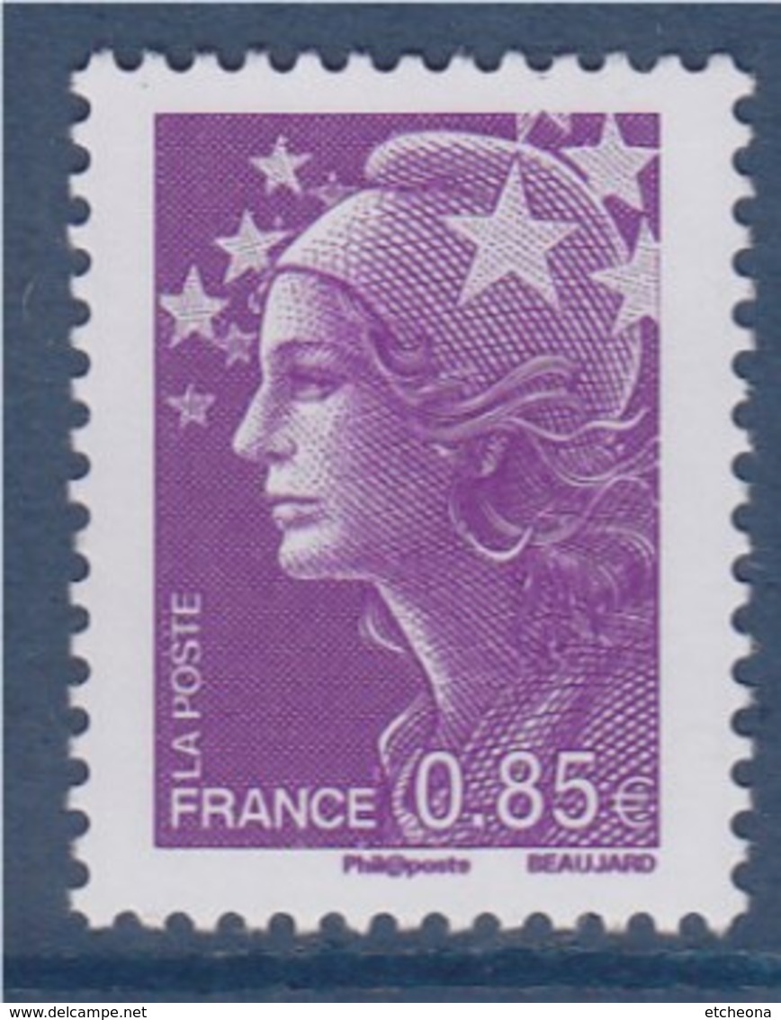 = Marianne De Beaujard, N°4233 Neuf Gommé 0.85€ Violet Rouge - 2008-2013 Marianne Of Beaujard