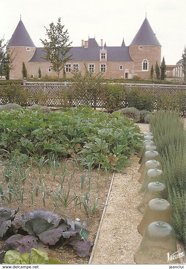 CPM . LE CHATEAU DE CHAMEROLLES - CHILLEURS-AUX-BOIS . LA FACADE OUEST VUE DU POTAGER . CARTE NON ECRITE - Autres & Non Classés