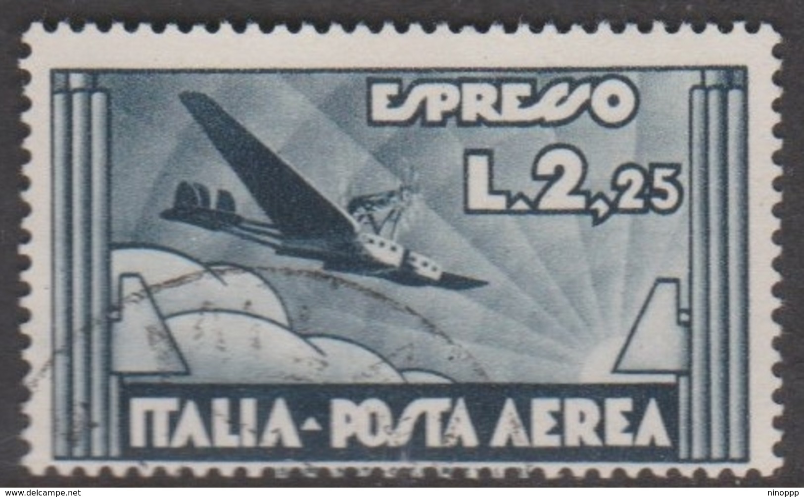 Italy PA 44 1933 Express Air Mail, Used - Gebraucht