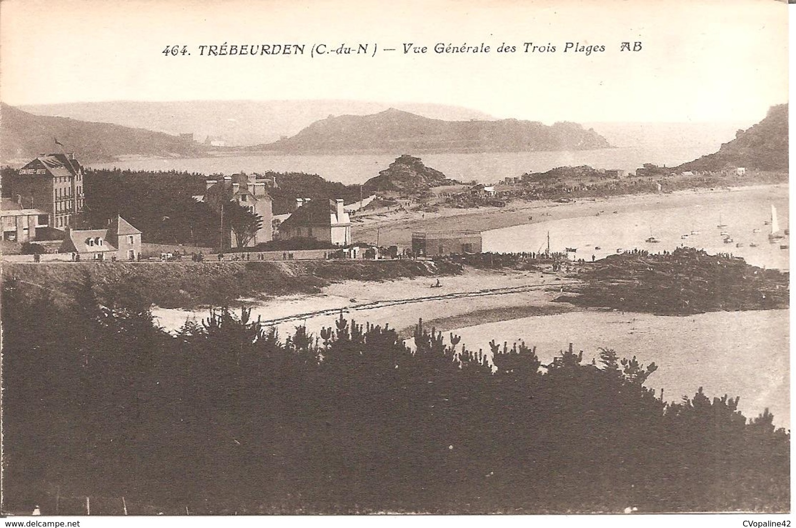 TREBEURDEN (22) Vue Générale Des Trois Plages - Trébeurden