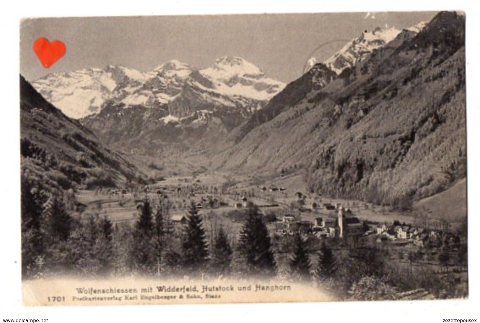 43111-ZE-SUISSE-Canton De Nidwald-Wolfenschiessen Mit Widderfels,Hufstock Und Hanghorn - Wolfenschiessen