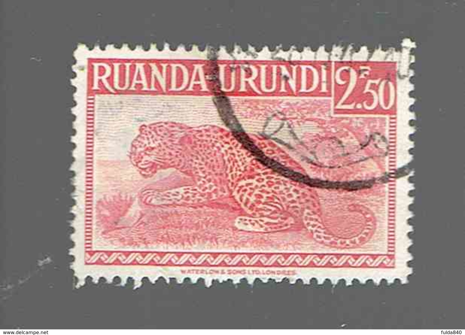 RUANDA URUNDI.(COB-OBP)  1942 - N°139  *Palmiers, Sujets Divers*    2,50F  Oblitéré USUMBURA - Oblitérés