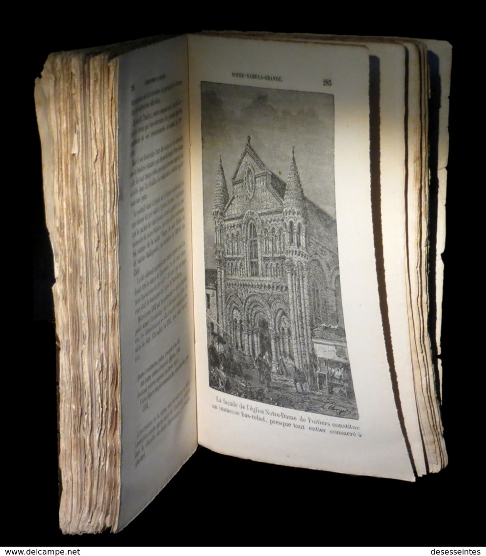 [POITOU VIENNE] CHERGE (Charles De) - Guide Du Voyageur à Poitiers. 1872. - Poitou-Charentes