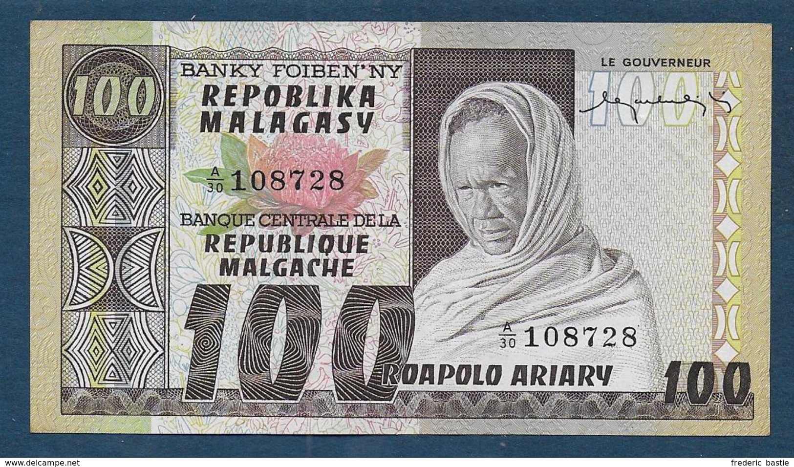 Madagascar - Billet De 100 Fr - Madagascar