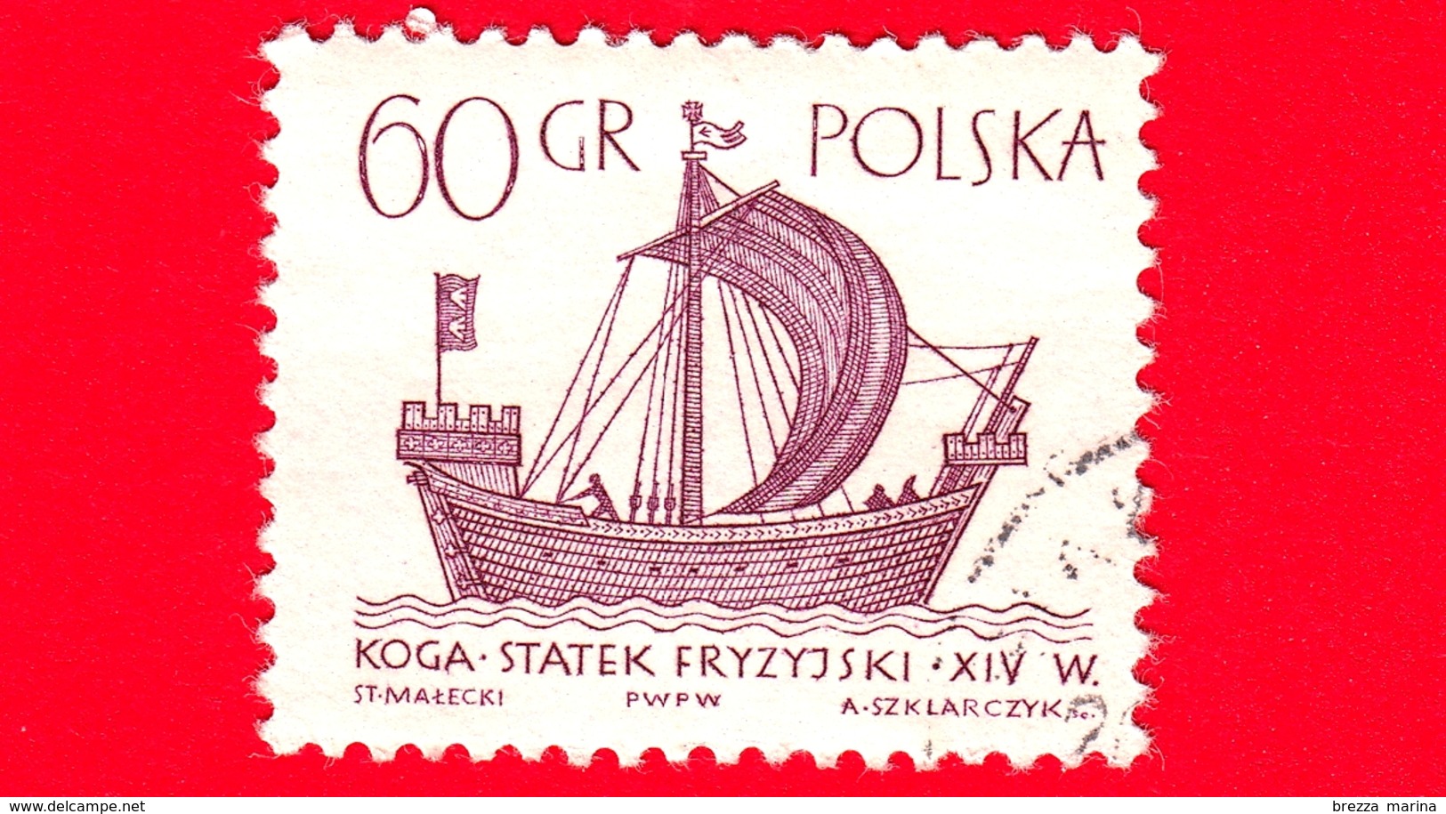 Nuovo - MNH - POLONIA - 1965 - Imbarcazione - Barche A Vela - Frisone "Kogge" - 60 - Nuovi