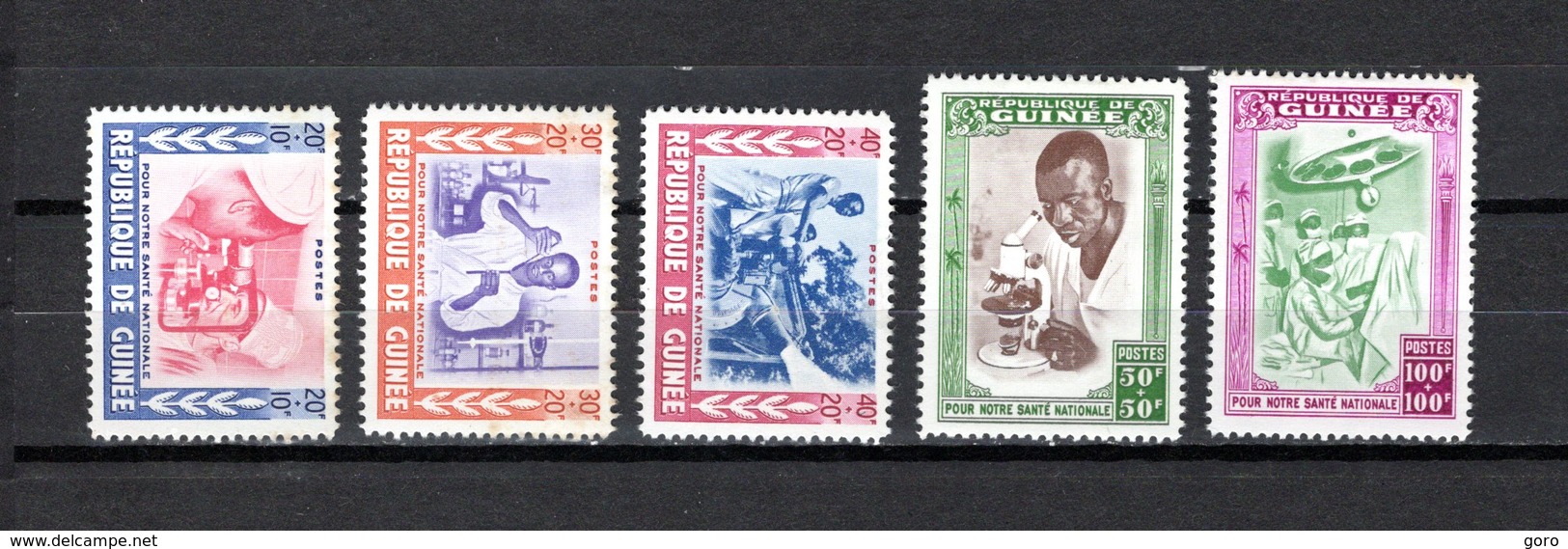 Guinea   1960  .-   Y&T   Nº    27/31    *   ( C/charniere ) - República De Guinea (1958-...)