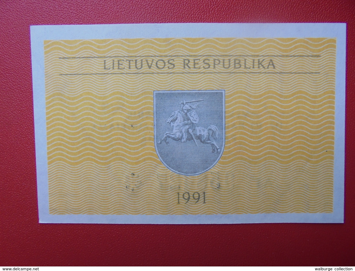 LITUANIE 0,10 TALONAS 1991 PEU CIRCULER/NEUF - Lithuania