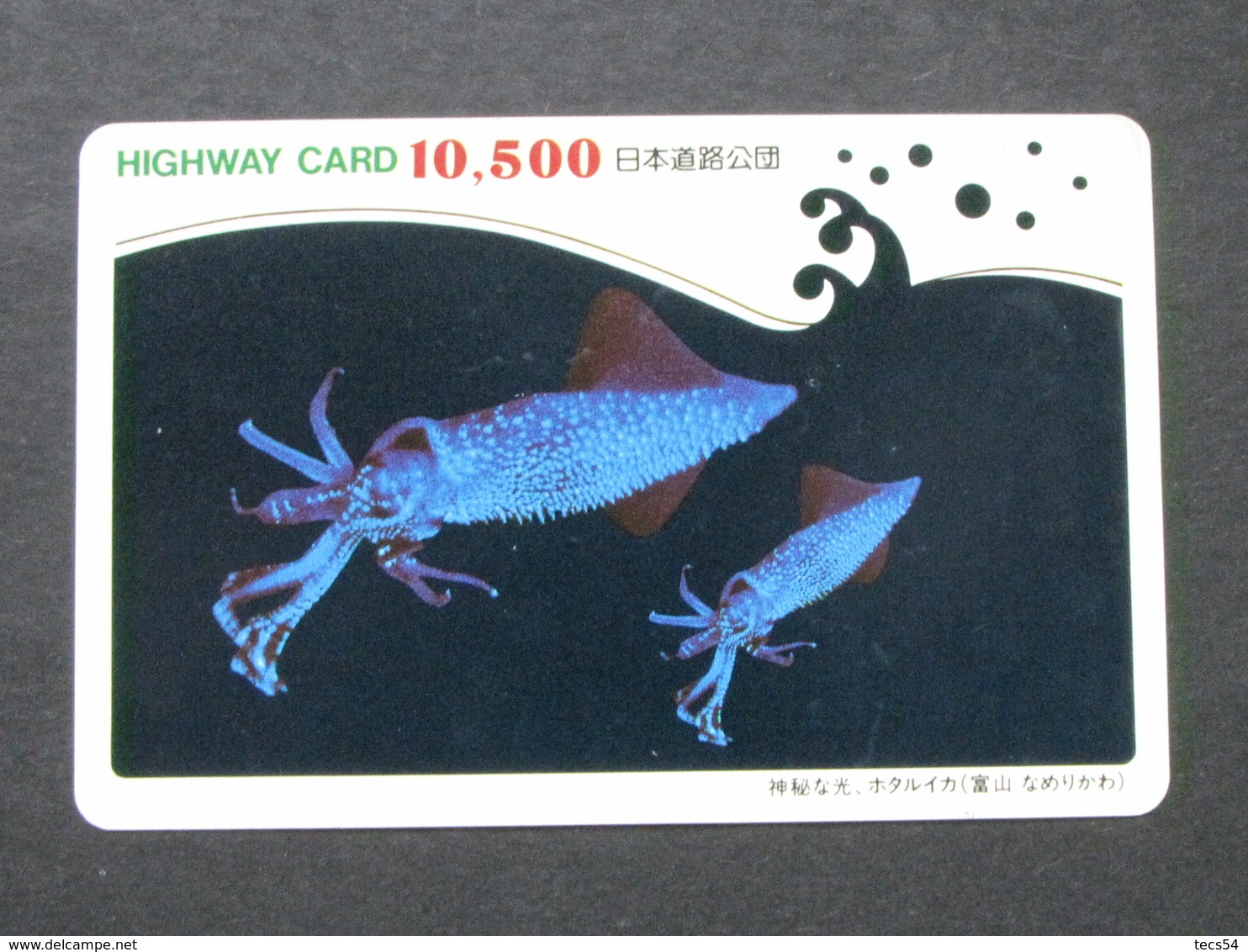 JAPAN HIGHWAY PREPAIDCARD Y 10.500 - FISH - Japon