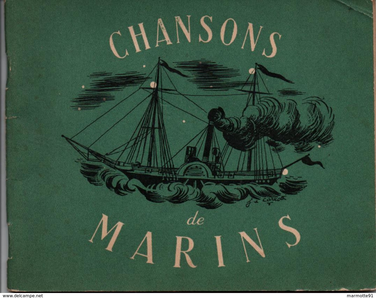 CHANSONS DE MARINS 1941 ETAT FRANCAIS PROPAGANDE VICHY MARECHAL PETAIN MARINE NATIONALE - 1939-45