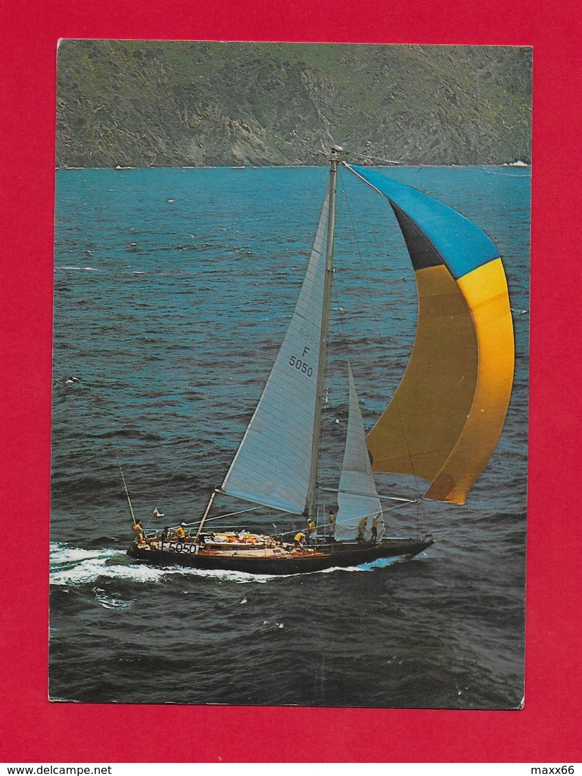 CARTOLINA VG FRANCIA - BARCA A VELA - Classe I - GITANA - 10 X 15 - ANN. 1978 - Altri & Non Classificati