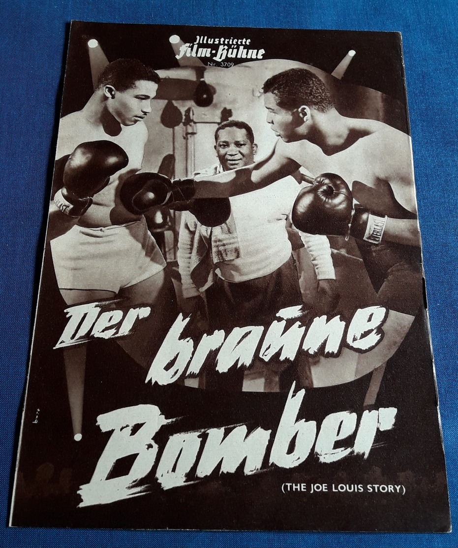 Coley Wallace, Paul Stewart, Hilda Simms > "Der Braune Bomber (THE JOE LOUIS STORY)" > Altes IFB-Filmprogramm (fp389) - Zeitschriften