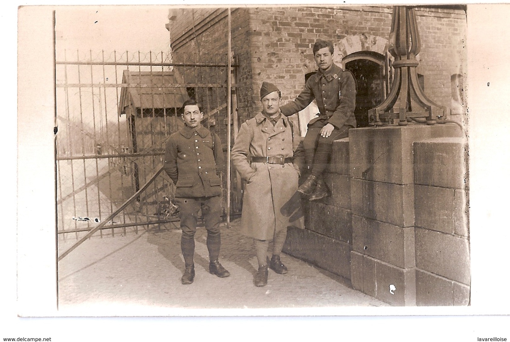 CPA CARTE PHOTO MILITAIRE LUISENBRUCKE RARE BELLE CARTE !! - Saarbrücken