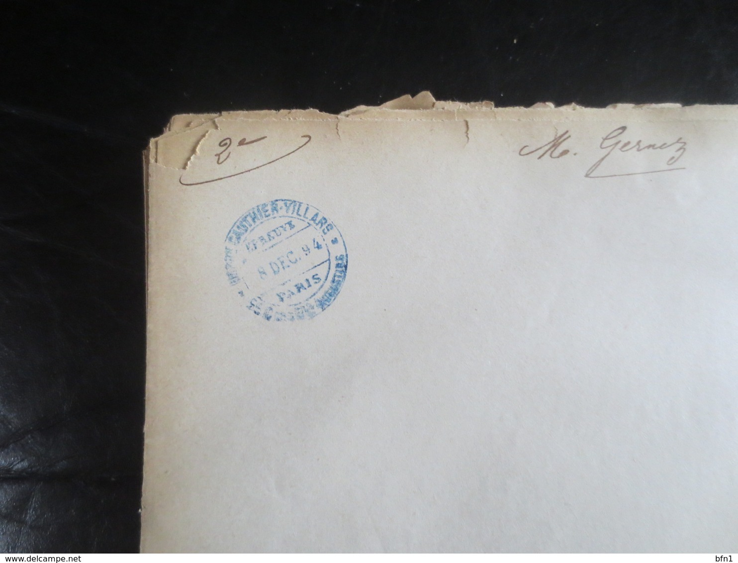 MANUSCRIT ET EPREUVE - NOTICE HENRI SAINTE CLAIRE DEVILLE - 1894- PAR M.D.GERNEZ- - Documents Historiques