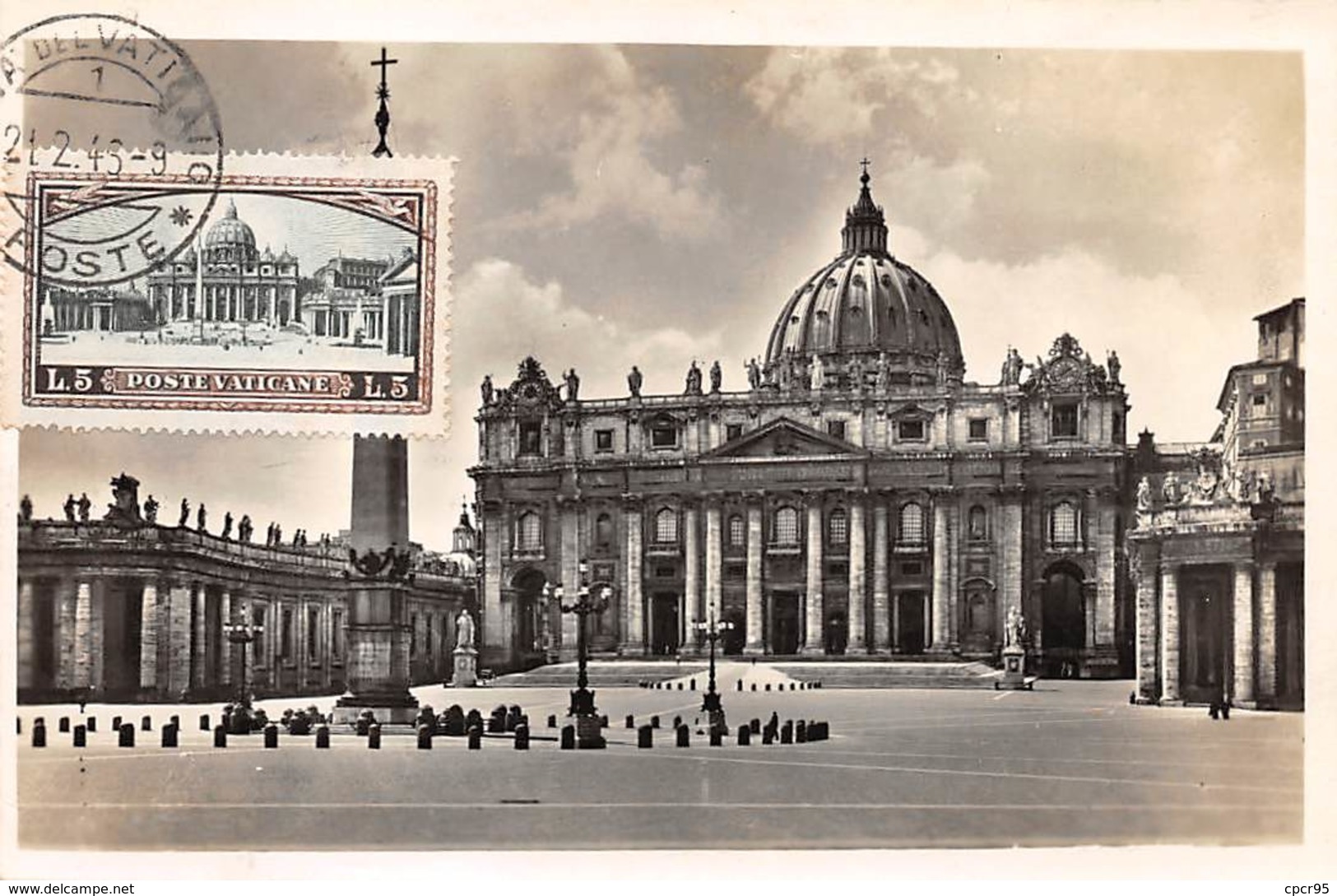 Vatican.n°57721.roma.s Pietro.carte Maximum - Vaticano