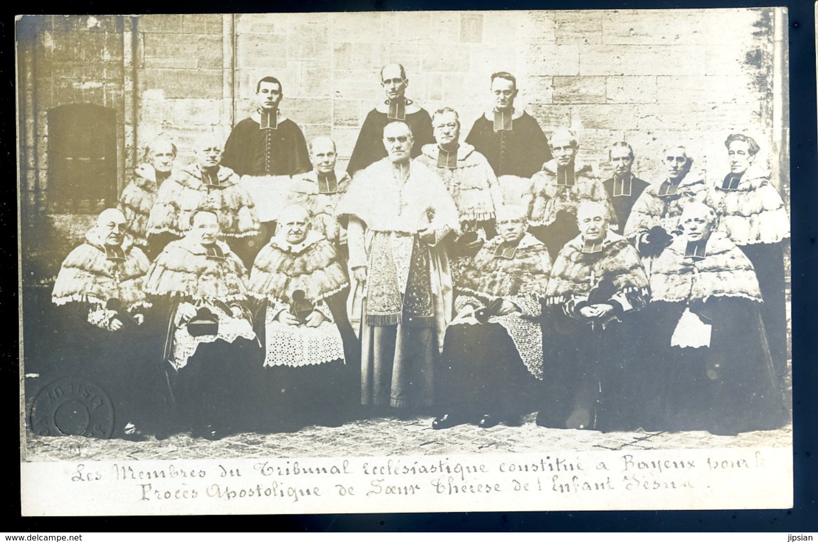 Cpa Carte Photo Du 14 Bayeux Tribunal Ecclésiastique Procès Soeur De L' Enfant Jésus   JM11 - Bayeux