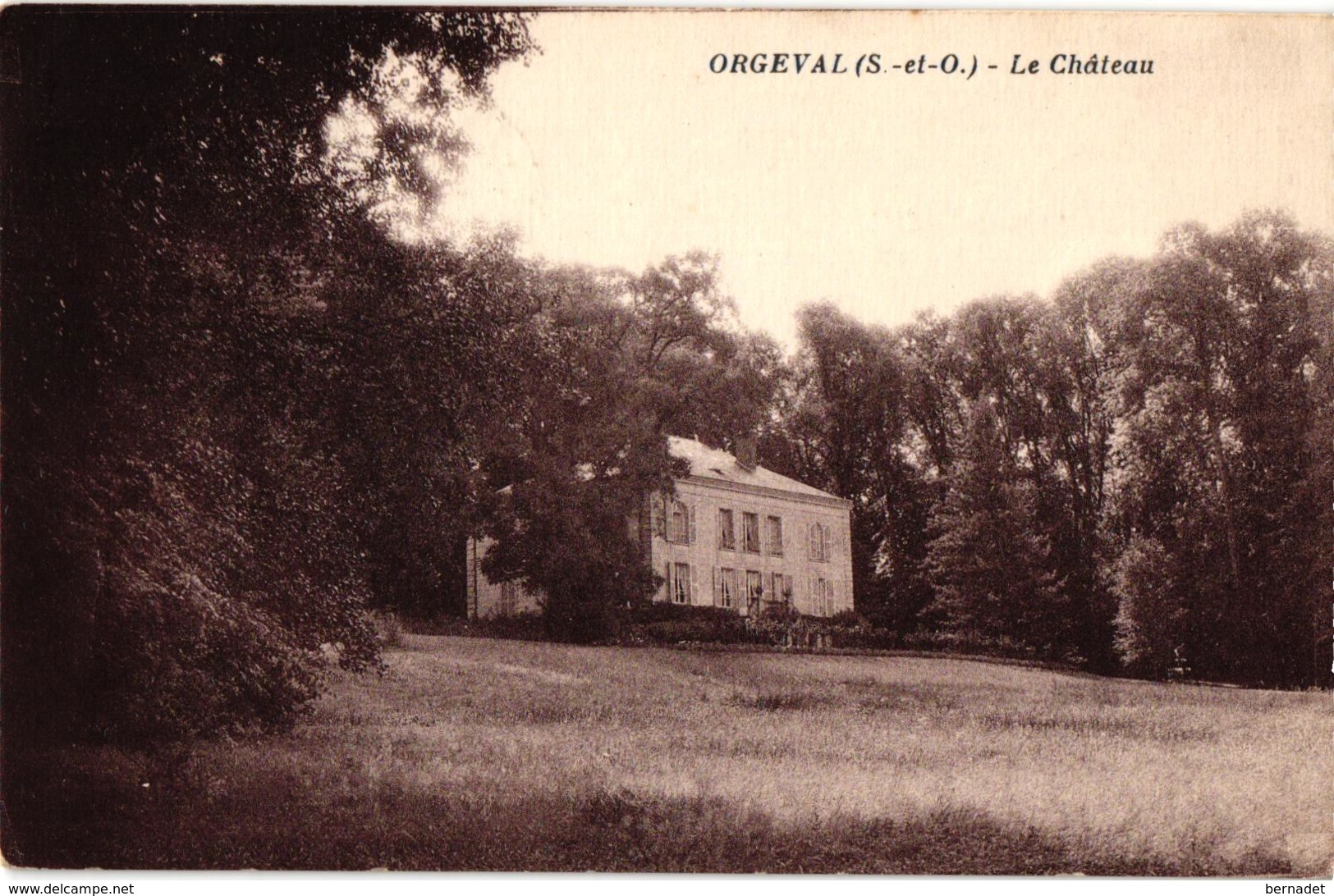 78 .. ORGEVAL .. LE CHATEAU ... 1935 - Orgeval