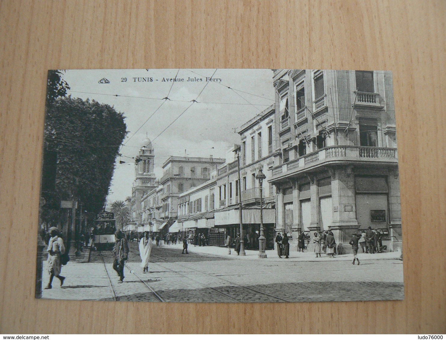 CP43/ TUNISIE TUNIS AVENUE JULES FERRY / CARTE NEUVE - Tunisia