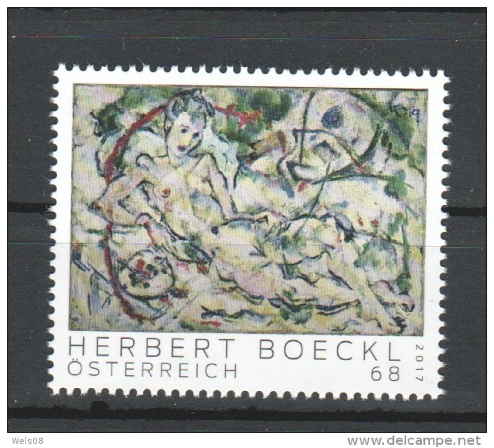 Österreich 2017:  "Herbert Boeckl" Postfrisch (siehe Foto) - Neufs