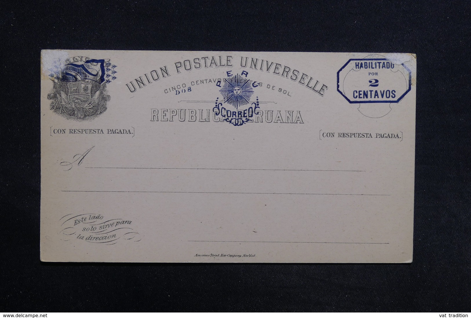 PEROU - Entier Postal Non Circulé - L 30819 - Perù