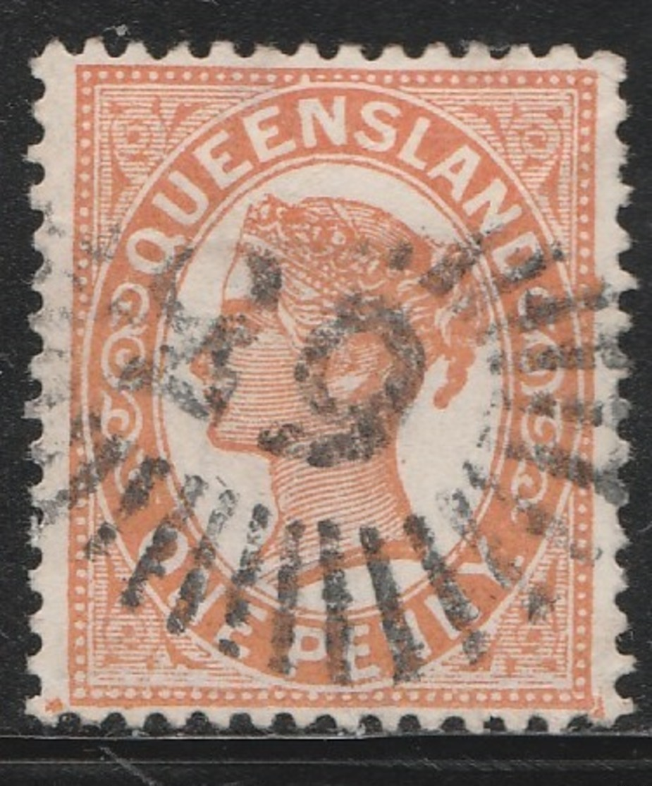 Australia, Queensland 1897 - SG 232, 1d - QV, Queen Victoria - VFU - Used Stamps