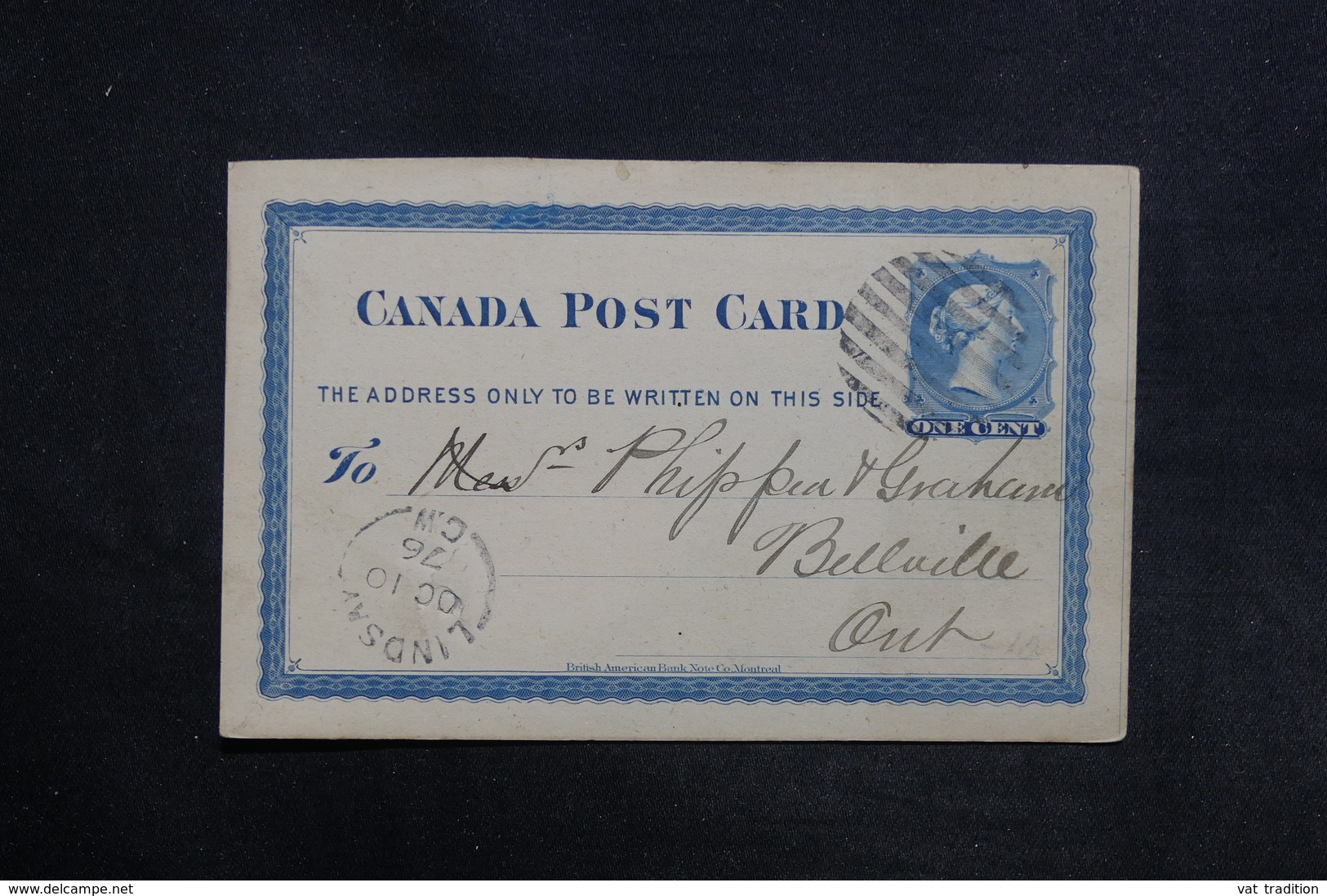 CANADA - Entier Postal De Lindsay En 1876 - L 30829 - Storia Postale