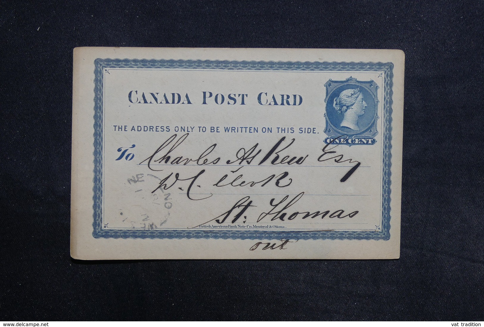 CANADA - Entier Postal Pour Saint Thomas En 1878 - L 30832 - Cartas & Documentos